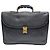 Fendi Leather Gold Briefcase Unisex Document Bag Vintage Style