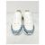 Louis Vuitton Sneakers White Denim Monogram Runaway Blu - vista 3