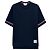 Thom Browne Oversized Kurzarm-T-Shirt aus Baumwolle im Rugby-Stil Blau