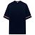 Thom Browne Oversized Kurzarm-T-Shirt aus Baumwolle im Rugby-Stil Blau - Ansicht 8