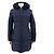 Double Prada Lange gesteppte Damenjacke aus Nylon mit Triangle-Logo Schwarz - Ansicht 2