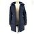Double Prada Lange gesteppte Damenjacke aus Nylon mit Triangle-Logo Schwarz - Ansicht 3