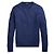 Ralph Lauren Zopfstrick mit Pony-Logo-Stickerei Blau