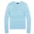 Ralph Lauren Strickpullover aus Pima-Baumwolle mit Zopfmuster und Pony-Logo Blau - Ansicht 4
