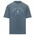 Moncler Baumwoll-T-Shirt mit Logo-Print Blau