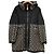 Louis Vuitton Oversized Strickkapuzenpullover aus Wolle für Damen Schwarz