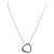 Tiffany & Co Open Heart Vintage Silver Necklace