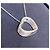 Tiffany & Co Open Heart Vintage Silver Necklace - view 3