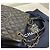 Chanel Borsa a tracolla Caviar Petit Shopping Square Black Nero - vista 6