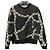 Louis Vuitton Sweatshirt aus Baumwolle mit Kettenstich Black Schwarz
