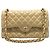 Chanel Borsa con patta in agnello Classic Paris Medium Beige Series Marrone