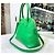 Hermès Borsa Tote Bolide Swift Bamboo con Hardware Dorato e Incisione Verde - vista 4