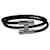 Hermès Herrenarmband Tunis Tresor Schwarz Silber  - Ansicht 1