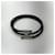 Hermès Herrenarmband Tunis Tresor Schwarz Silber  - Ansicht 6