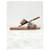 Louis Vuitton Mule piatta Monogram Rock It Marrone - vista 3