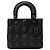Dior Borsa Christian Lady Small Nero
