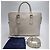 Prada Sac porte-documents en cuir Saffiano Unisexe (Premium, Couleur Rare) Blanc - vue 2