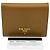 Prada Flap Wallet aus Camel-Leder mit Schriftzug-Logo Braun - Ansicht 3
