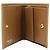 Prada Flap Wallet aus Camel-Leder mit Schriftzug-Logo Braun - Ansicht 8