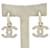 Chanel Orecchini con perle Logo Bianco  - vista 1