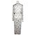 Rag & Bone Abito maxi trasparente floreale Verde - vista 2