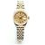 Rolex Reloj combo para mujer Datejust Champagne Gold Deck Motif Dial Dorado - vista 14