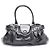 Salvatore Ferragamo Borsa a tracolla in vernice nera Gancini Nero