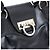 Salvatore Ferragamo Borsa a tracolla in vernice nera Gancini Nero - vista 13