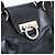 Salvatore Ferragamo Borsa a tracolla in vernice nera Gancini Nero - vista 5