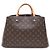 Louis Vuitton Borsa Tote e Borsa a Spalla Montaigne GM in Canvas Monogram Multicolore - vista 3