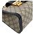 Gucci Borsa a tracolla Black GG Supreme Padlock Chain Marrone - vista 9