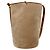 Saint Laurent Borsa a tracolla bucket in velluto monogramma marrone