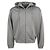 Givenchy Felpa con cappuccio e zip in seta e pile stamp: Marrone