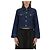 Kenzo Chaqueta Trucker a rayas Negro