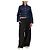Kenzo Chaqueta Trucker a rayas Negro - vista 5