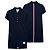 Thom Browne Vestido de cuello a rayas para mujer Azul