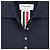 Thom Browne Vestido de cuello a rayas para mujer Azul - vista 13