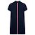 Thom Browne Vestido de cuello a rayas para mujer Azul - vista 3