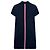 Thom Browne Vestido de cuello a rayas para mujer Azul - vista 9