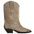 Isabel Marant Botas de cano curto em camurça DUERTO Marrom - vista 4