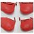 Salvatore Ferragamo Borsa a tracolla decorativa Gancini Rosso - vista 8
