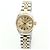 Rolex Orologio Vintage Datejust da Donna Combi Non Utilizzato Champagne Gold D'oro - vista 8