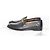 Gucci Mocassino in pelle Web Horsebit Multicolore - vista 7