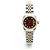 Rolex Relógio Datejust Feminino Combinação Borgonha com Diamantes Aftersetting Vermelho - vista 16