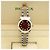 Rolex Relógio Datejust Feminino Combinação Borgonha com Diamantes Aftersetting Vermelho - vista 2