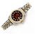 Rolex Relógio Datejust Feminino Combinação Borgonha com Diamantes Aftersetting Vermelho - vista 22