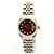Rolex Relógio Datejust Feminino Combinação Borgonha com Diamantes Aftersetting Vermelho - vista 8