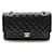 Chanel Borsa a Spalla Classic Medium in Agnello Nero e Oro