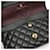 Chanel Borsa a Spalla Classic Medium in Agnello Nero e Oro - vista 9