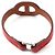Hermès Bracciale Orange Chandel Silver XS Arancione - vista 3